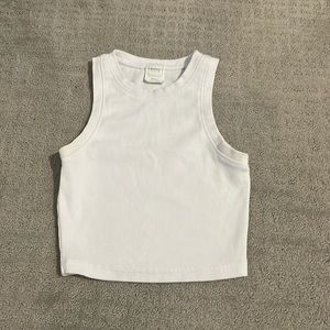 cute white tank!